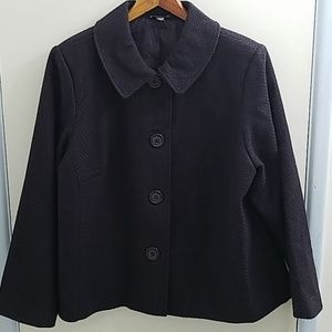 Briggs New York purple wool blazer